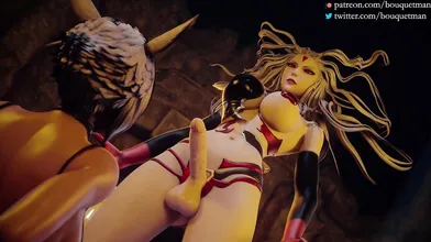 Amidst the Shadowy Clouds of Darkness, a Flower Blooms: A Bouquetman Hentai