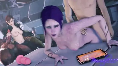 The Mythical Beast with the Biggest Cock Rides Tali Zorah Doggy Style - 1117