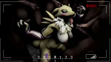Digimon 3D Porn — Handjob Animation by Kespr
