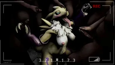Digimon 3D Porn — Handjob Animation by Kespr