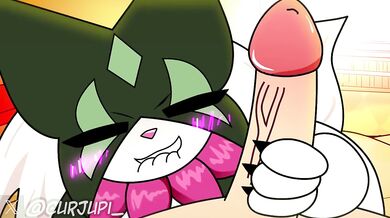 Meowscarada wants to get down and dirty with the D-cup Curjupi!