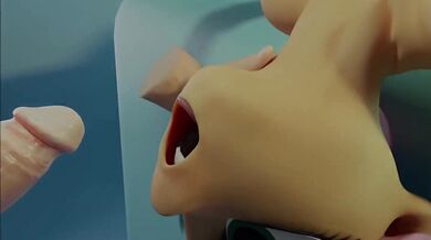 My Little Pony: Friendship is Magic - Deep Throating Fluttershy with Mel Velvin