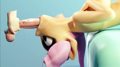 My Little Pony: Friendship is Magic - Deep Throating Fluttershy with Mel Velvin
