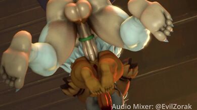 Hard and Wet with the She-Beast: Mega Switch SFMs Rogue on Sticks