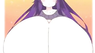 Titty-fucking, face-sitting and creampie fun with two busty coeds