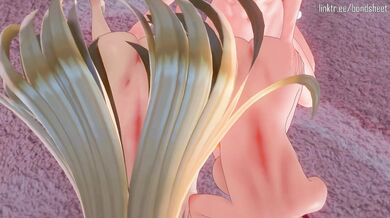 Rex gets double teamed by Pyra and Mythra in a hot three-way action!