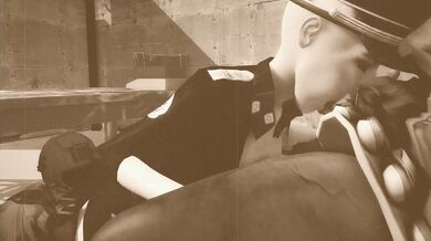 Ingrid Schmidt, the Nazi-fucking super soldier!