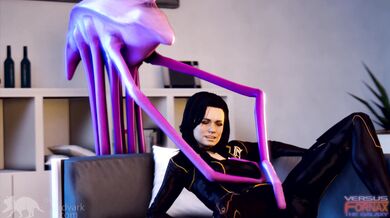 Miranda faces off against an entire galaxy of horny aliens led by Lord Aardvark in this 4k ultra-high definition hentai porn video