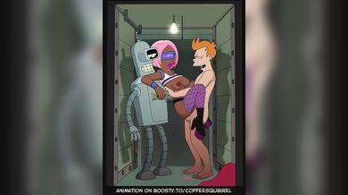 Bender and Fry Get Laid by Whore [Coffee Squirrel]