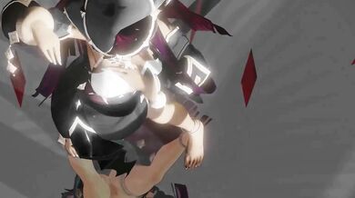 Pulsating Love, Hentai Style - A Layla Genshin Sexy Dance and Wiggle Video in Black Clothes