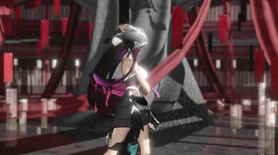 Pulsating Love, Hentai Style - A Layla Genshin Sexy Dance and Wiggle Video in Black Clothes