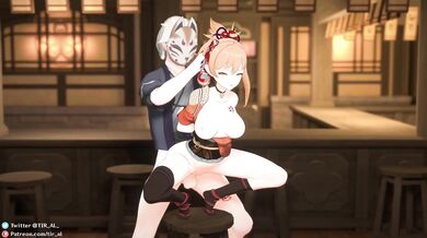 Tir_Als visit to Yoimiya Academy takes a steamy turn when he encounters the schools resident sadist, Kyoko Sakura