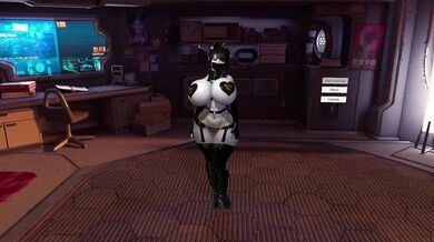 My Curvy Kitty Gyrates Or Sexy Cat Sways Her Booty Or Petite Purring Feline Moves to the Beat