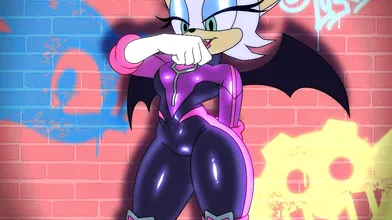Tangle and Rouge the Bat go on a magical adventure in this SFW porn video!