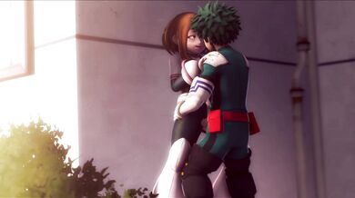 Tits and Ass Galore: Uraraka Standing Missionary with GreatM8 [1080p]