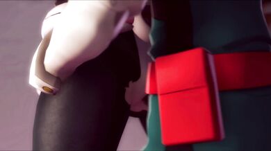 Tits and Ass Galore: Uraraka Standing Missionary with GreatM8 [1080p]