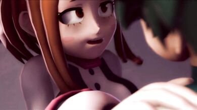 Tits and Ass Galore: Uraraka Standing Missionary with GreatM8 [1080p]