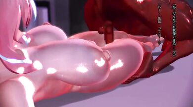 The Bremerton Thighjob - featuring a hot cosplayer and an adorable Chiyo from the popular MMD series!