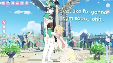 A bubbly teen exploring her sexuality while being watched by a giant T-Rex