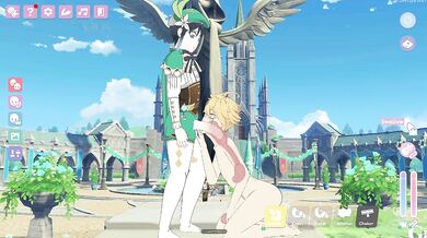 A bubbly teen exploring her sexuality while being watched by a giant T-Rex