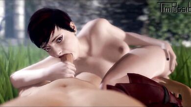 Skarlet Gets Outdoor Blowjob