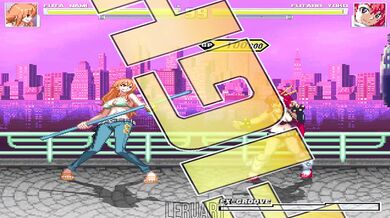 The Futa Goddess Nami and the Demonic X Futa Yoko, in an intense MUGEN battle of #10