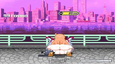 The Futa Goddess Nami and the Demonic X Futa Yoko, in an intense MUGEN battle of #10