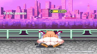 The Futa Goddess Nami and the Demonic X Futa Yoko, in an intense MUGEN battle of #10