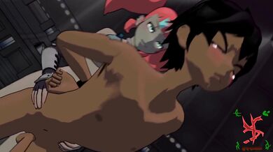 Neon Katt and Oscar: The Ultimate Tail-Biting Threesome