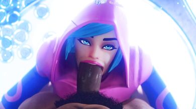 The Blacked Hentai Movie: Mouth Full of Iris