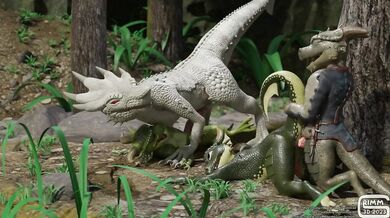 Watch the latest group fun from Grimm3D with hot babes getting naughty and wild in a threesome!