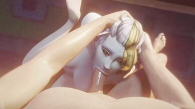 Watch as Jaina Proudmoore takes on a fat cat with her deep throating skills and fucks its throat!