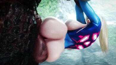 The Mighty Bounty Hunter Samus, Captured by a Monstrous Creature (noname55)