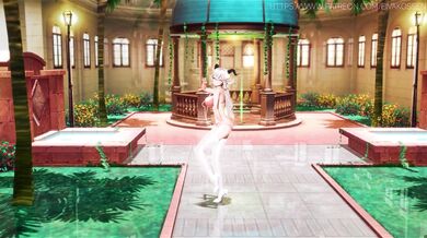 Sexy Aegis dancing with her 90FPS pop! dance moves, steaming up the screen in Tenet porn video