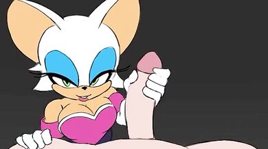 Rebecca gets a hand job from a hot guy with a huge dick and amazing skills, in a very sexy way
