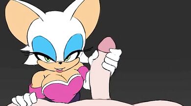 Rebecca gets a hand job from a hot guy with a huge dick and amazing skills, in a very sexy way