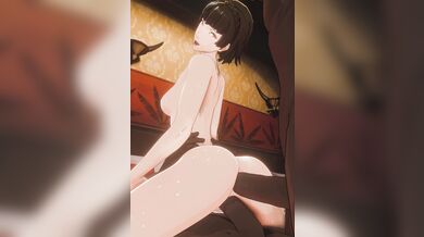 Makoto Niijima gets double penetrated by a big black cock