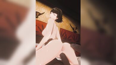 Makoto Niijima gets double penetrated by a big black cock