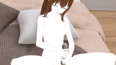 Wanna watch me jack off my younger sister? Lets see who can cum faster, me or her!