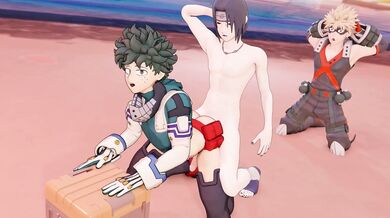 Watch the smutty adventures of Itachi and Midorya unfold in this hot hentai anime porn!