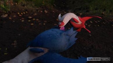 A sexy dragon Pokemon named DreamerTooth takes on a hot and messy deepthroat challenge!