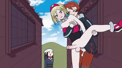 Mega-Queen Arceus Gets Pounded by Futanari Azarua in an Erotic Pokemon Adventure