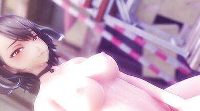 Watch this hot Baltimore cowgirl in action as she rides a kinky shop in a sexy shop!