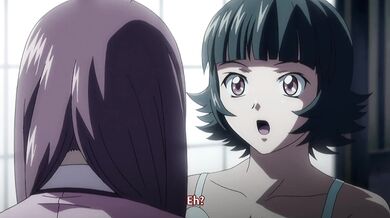 The Dragon Girl Grabbing Chihayas Bouncy Breasts