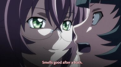 The Dragon Girl Grabbing Chihayas Bouncy Breasts