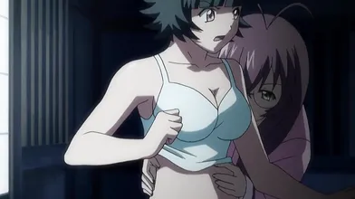 The Dragon Girl Grabbing Chihayas Bouncy Breasts