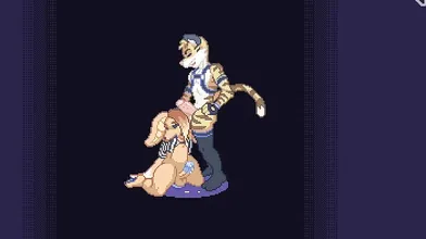 Watch as the furry animals go at it, in a wild and uninhibited threesome, in this all scenes no music hentai porn video