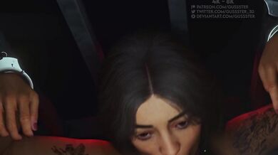 Cumming on the Chain! Valeria Garza Gets a Slaves Blowjob - [HD] [Gussster]