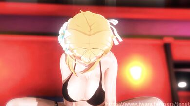 Watch as Lumi, the protagonist of the movie Tenet, has a POV sex scene with an unknown partner while her husband watches helplessly