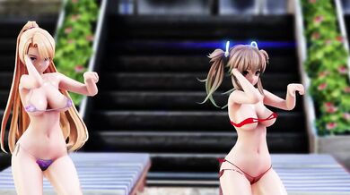 A hot group of rave hippies enjoy a wild lesbian threesome in the back of their van, while bumping Vectorcells latest techno anthem